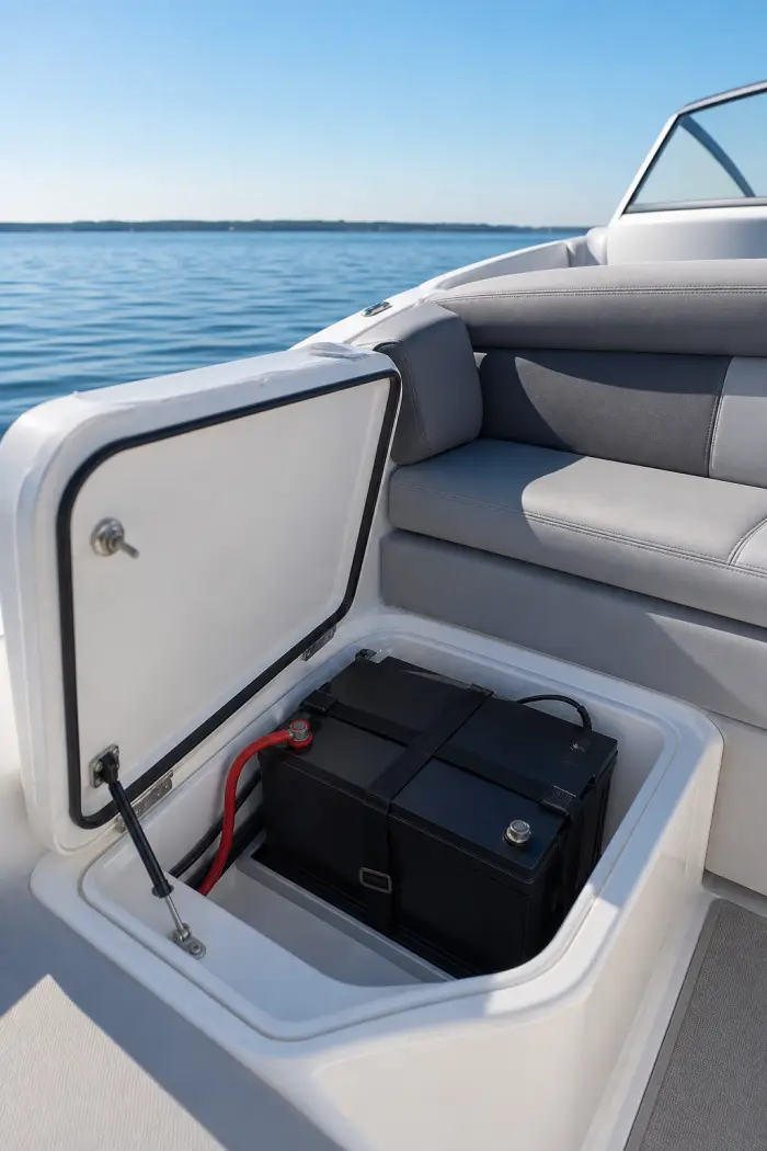 Marine / boat — battery installation example